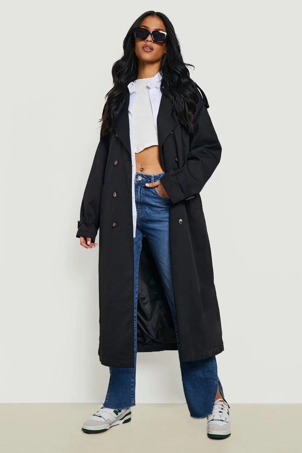 Tall Belted Trench Coat