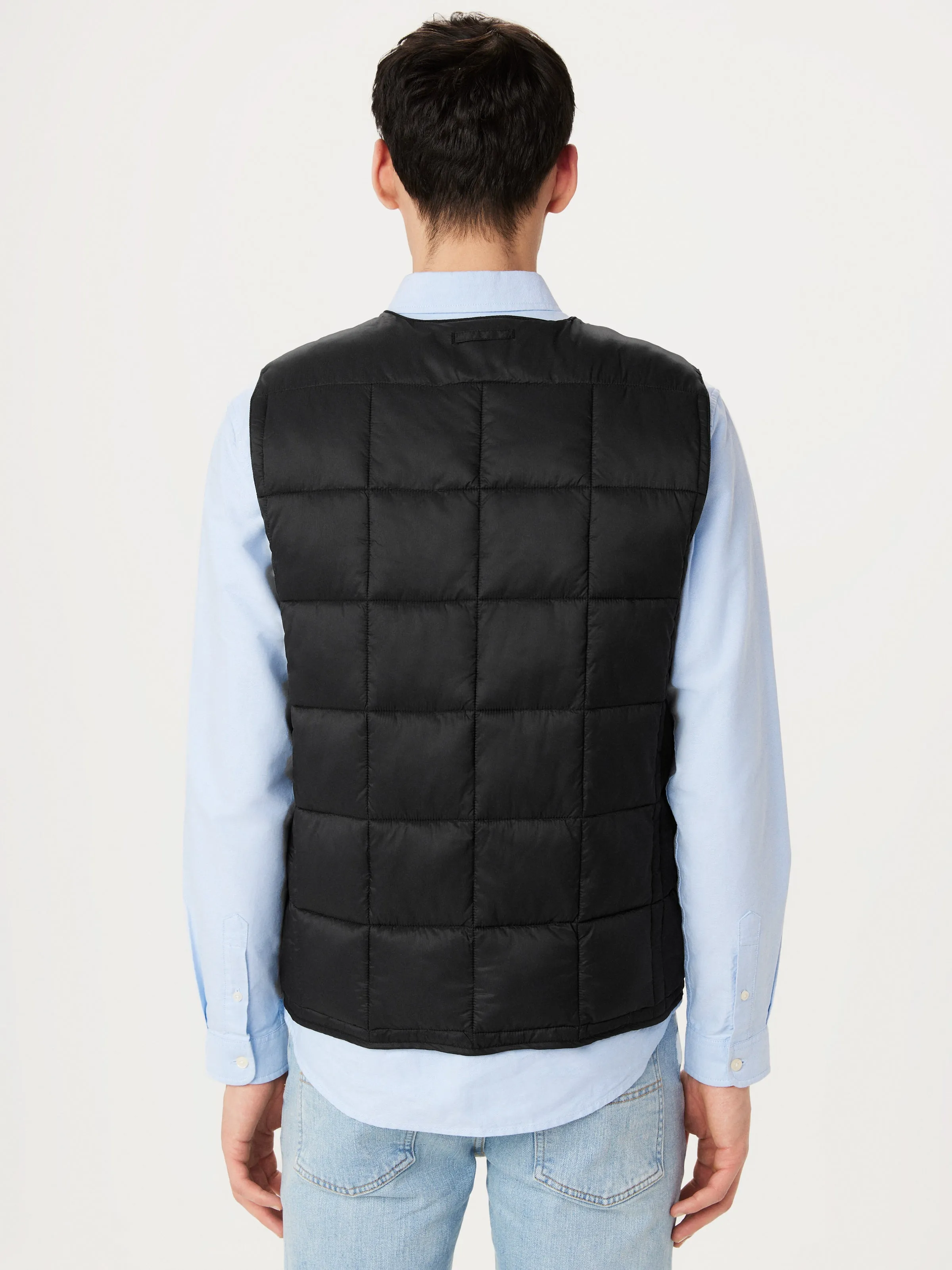 The Aero Quilted Vest in Black