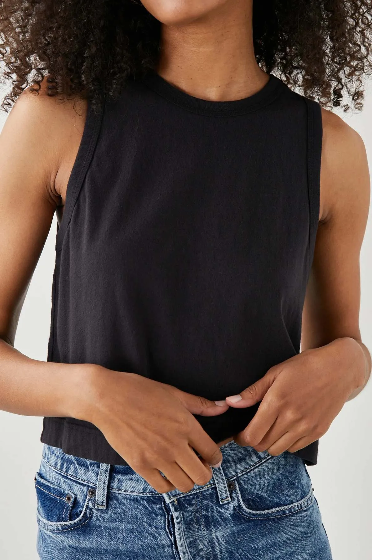 The Boxy Tank - Black