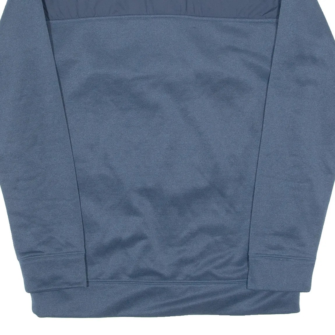 THE NORTH FACE Boys Sweatshirt Blue 1/4 Zip XL