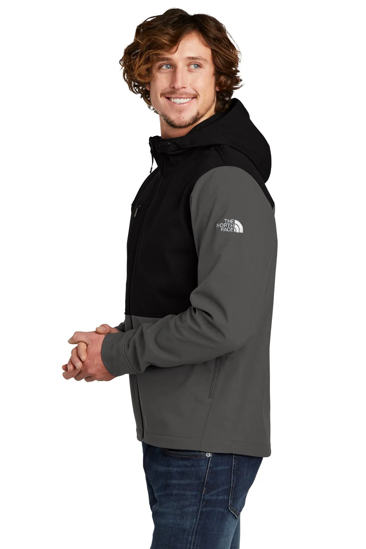 The North Face Castle Rock Hooded Soft Shell Jacket Asphalt Grey