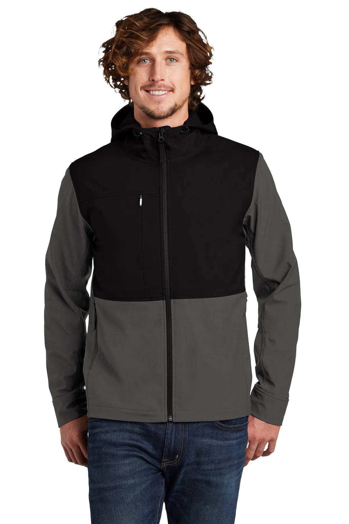 The North Face Castle Rock Hooded Soft Shell Jacket Asphalt Grey