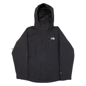 THE NORTH FACE Hyvent Mens Rain Jacket Black Nylon Hooded M