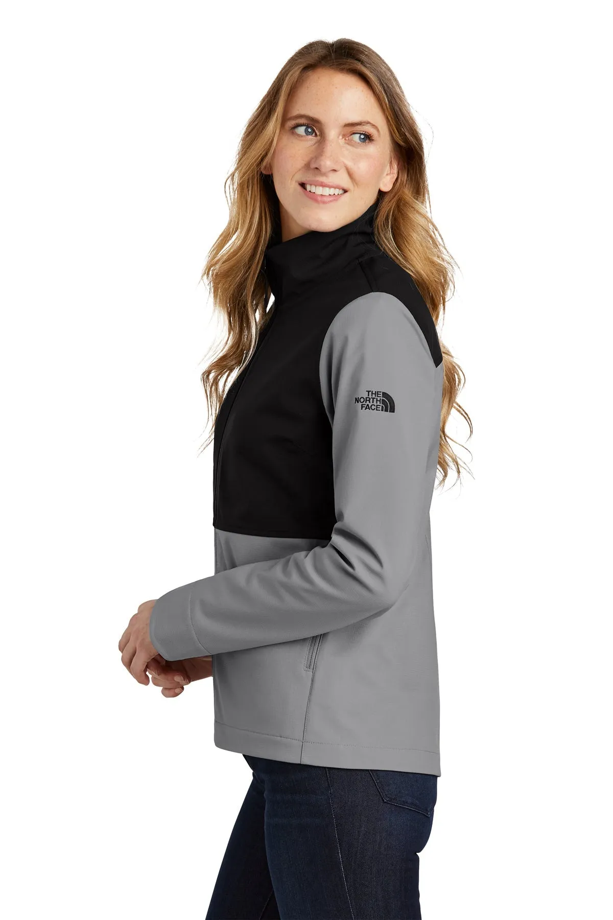 The North Face Ladies Castle Rock Soft Shell Jacket Mid Grey