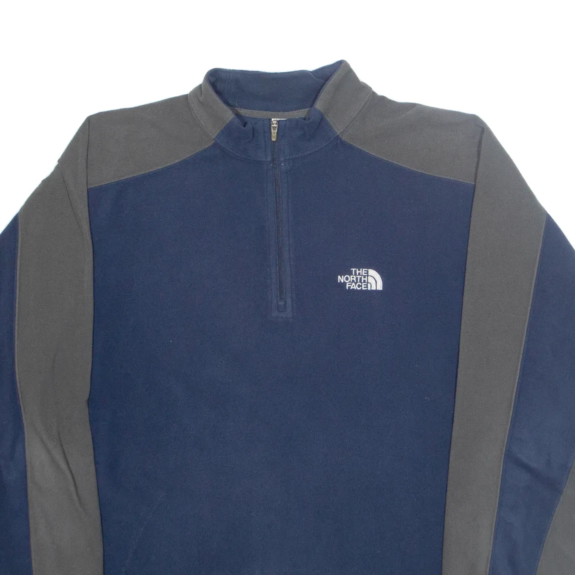 THE NORTH FACE Mens Fleece Blue 1/4 Zip M