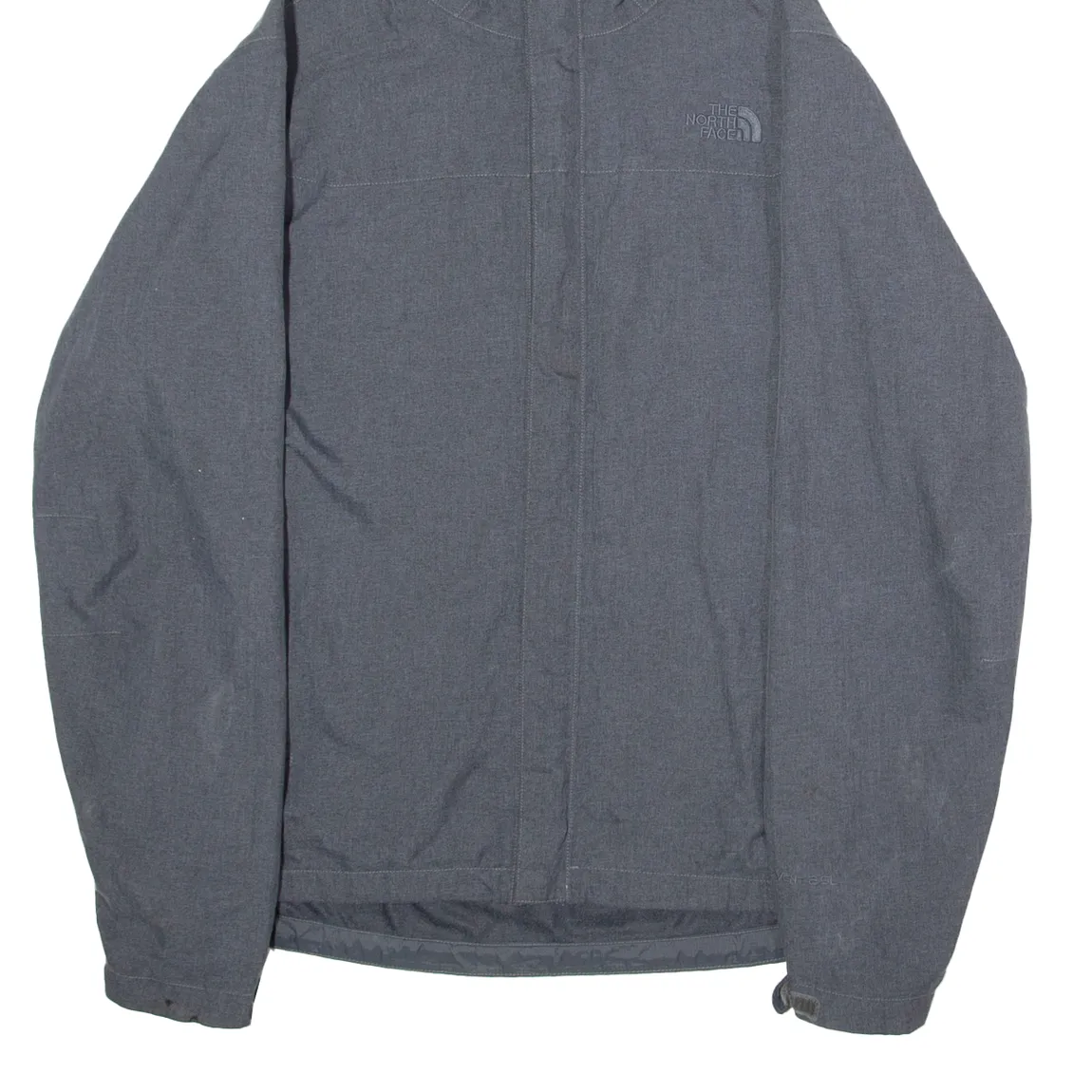 THE NORTH FACE Mens Jacket Grey Hooded Herringbone M