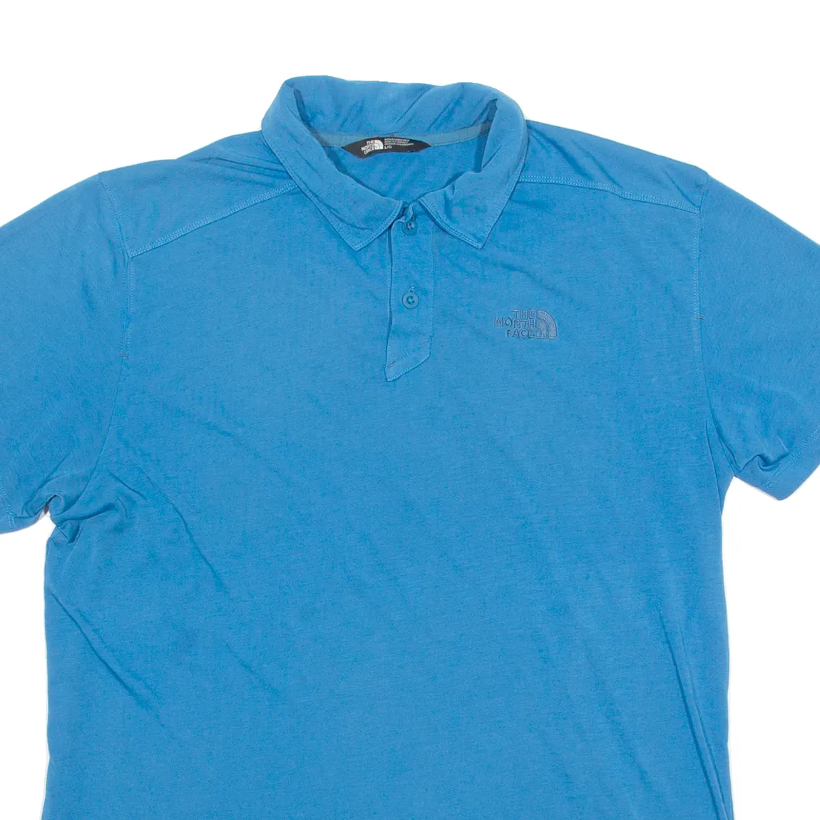 THE NORTH FACE Mens Polo Shirt Blue L