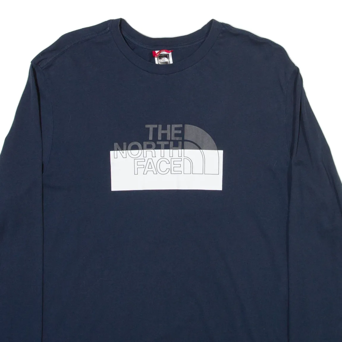 THE NORTH FACE Mens T-Shirt Blue Long Sleeve L