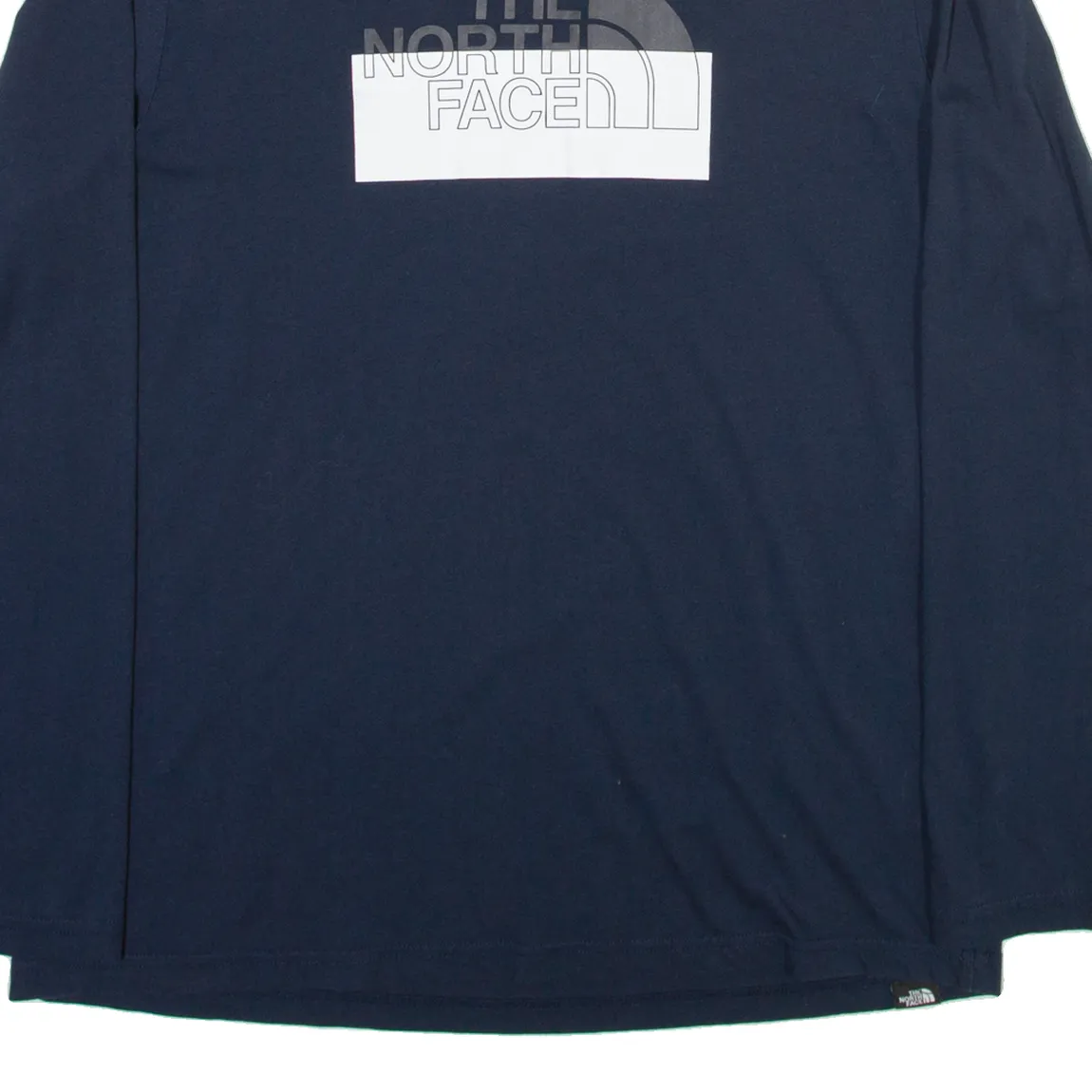 THE NORTH FACE Mens T-Shirt Blue Long Sleeve L