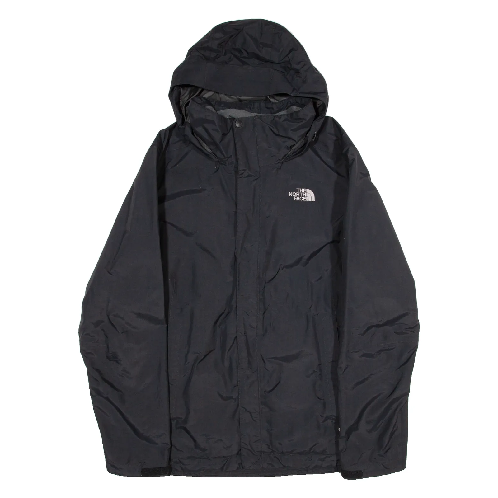 THE NORTH FACE Mesh Lined Mens Jacket Black Nylon Hooded M