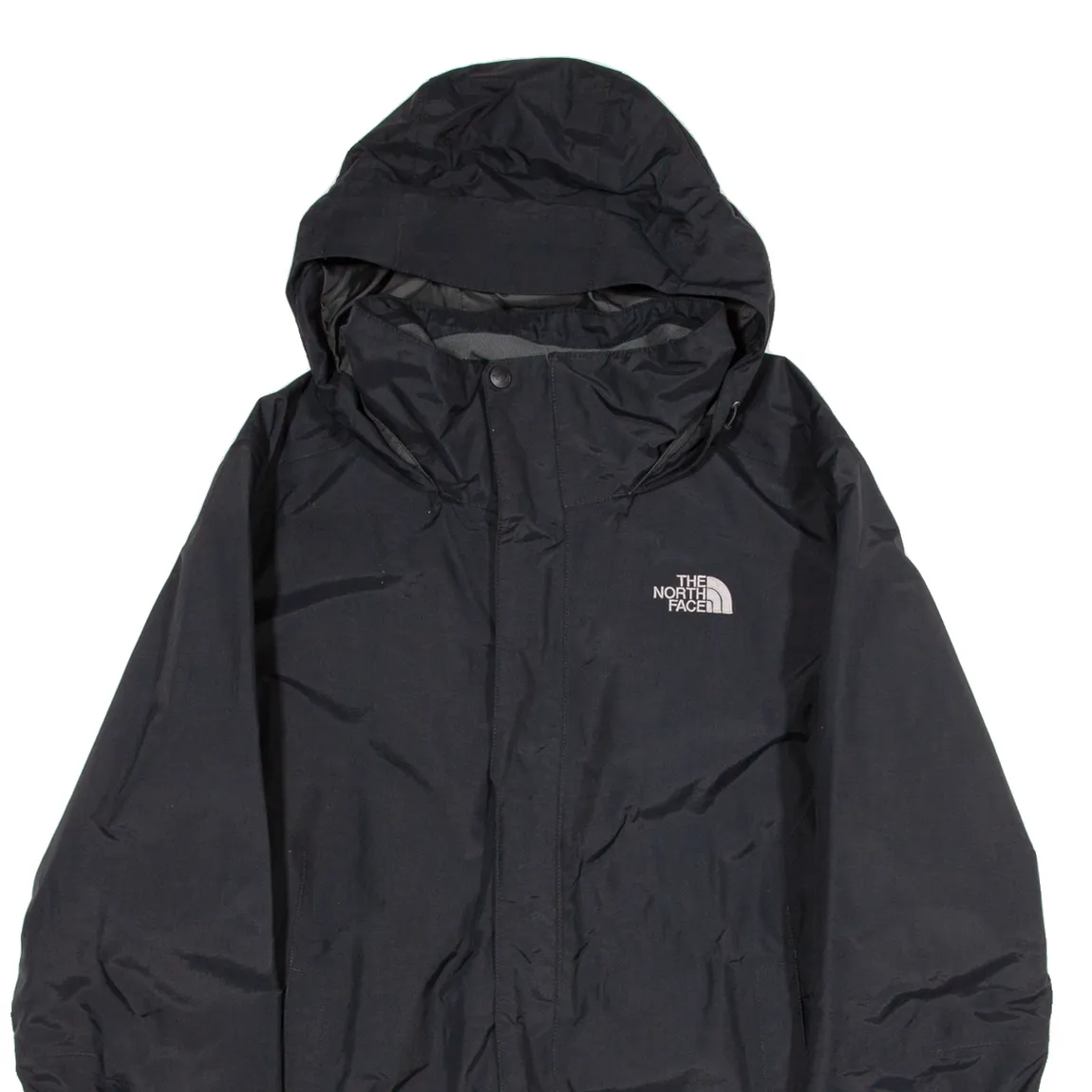 THE NORTH FACE Mesh Lined Mens Jacket Black Nylon Hooded M