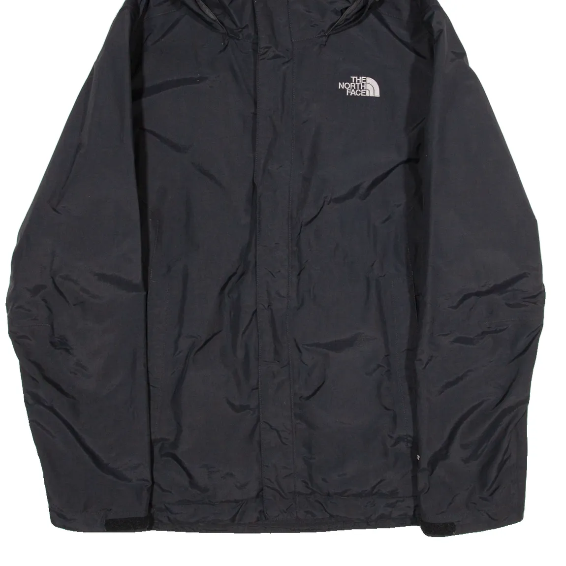 THE NORTH FACE Mesh Lined Mens Jacket Black Nylon Hooded M