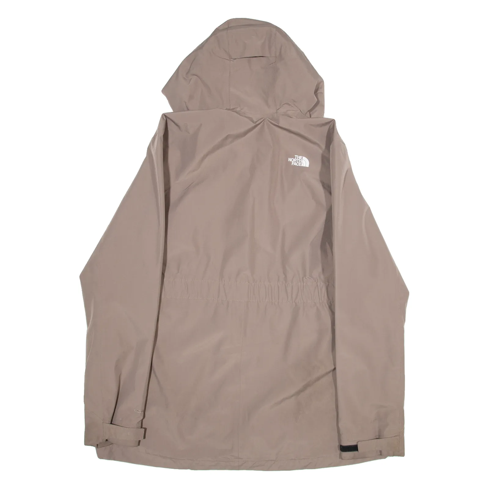 THE NORTH FACE Mesh Lined Womens Rain Jacket Brown Hooded XL