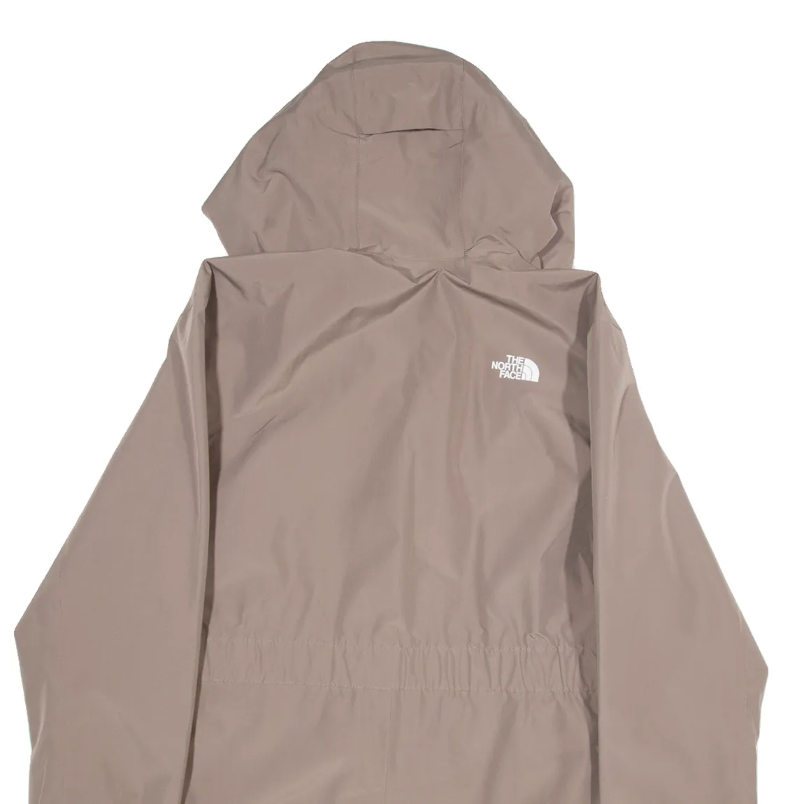 THE NORTH FACE Mesh Lined Womens Rain Jacket Brown Hooded XL