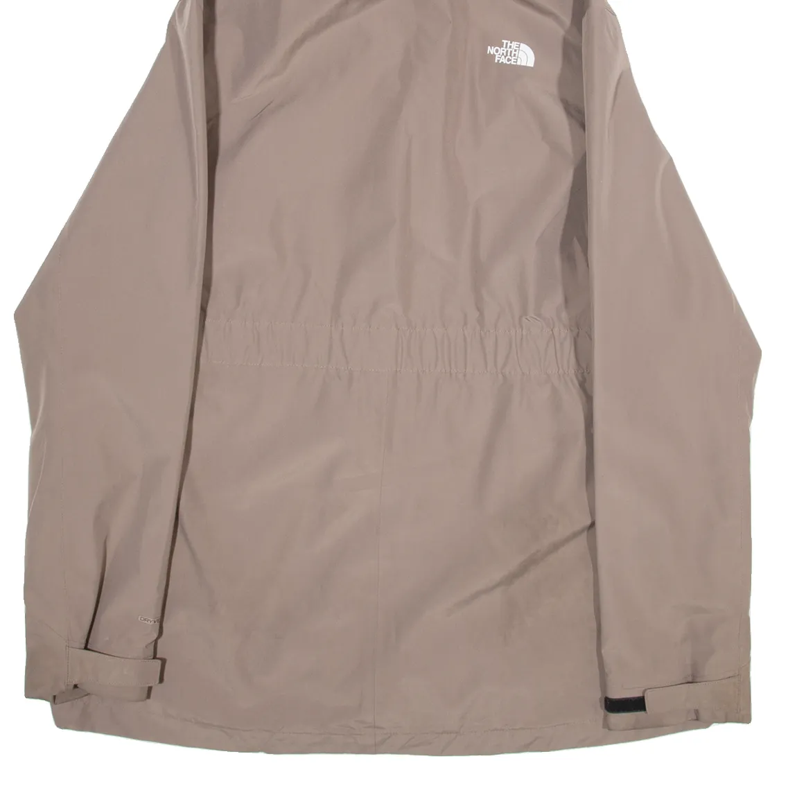 THE NORTH FACE Mesh Lined Womens Rain Jacket Brown Hooded XL