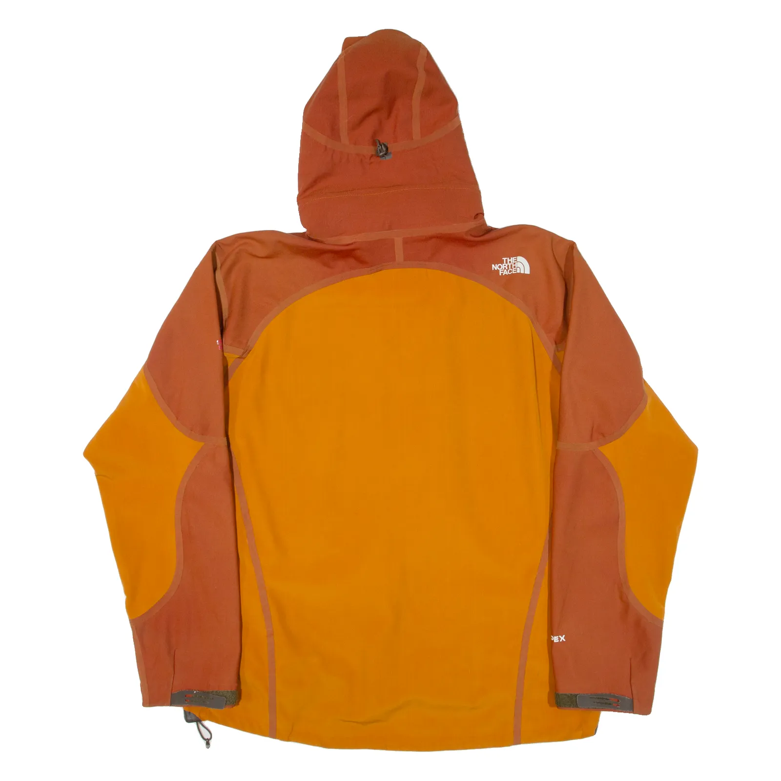 THE NORTH FACE Summit Series Mens Rain Jacket Orange Hooded XL