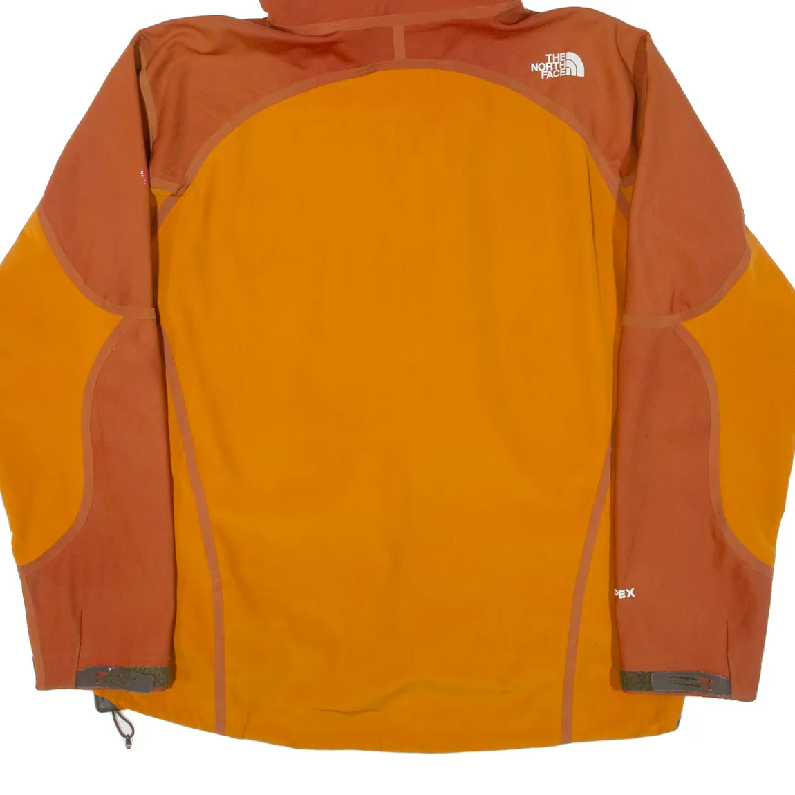 THE NORTH FACE Summit Series Mens Rain Jacket Orange Hooded XL