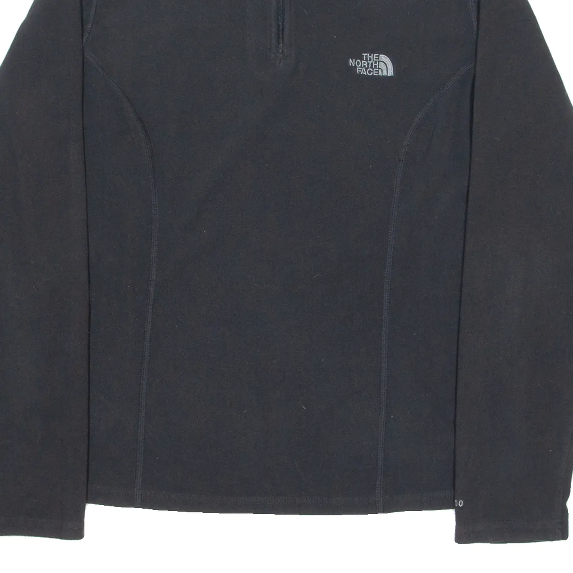 THE NORTH FACE Womens Fleece Black 1/4 Zip Tight Knit L