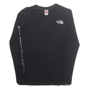 THE NORTH FACE Womens T-Shirt Black Long Sleeve XS