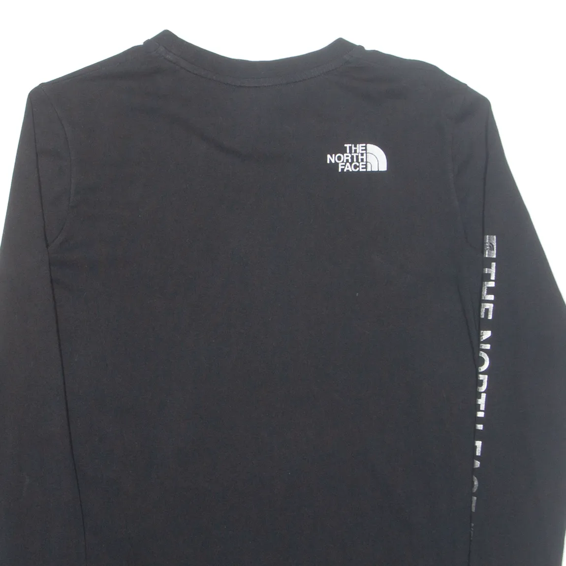 THE NORTH FACE Womens T-Shirt Black Long Sleeve XS