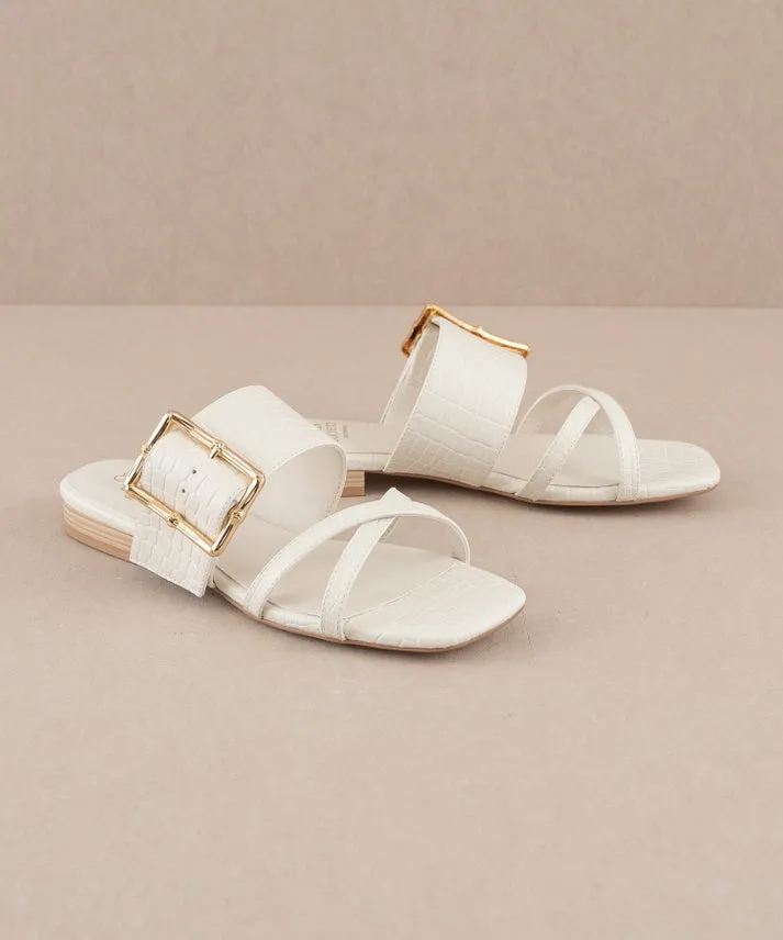 The Penny | Summer Sandals with Buckle Detail