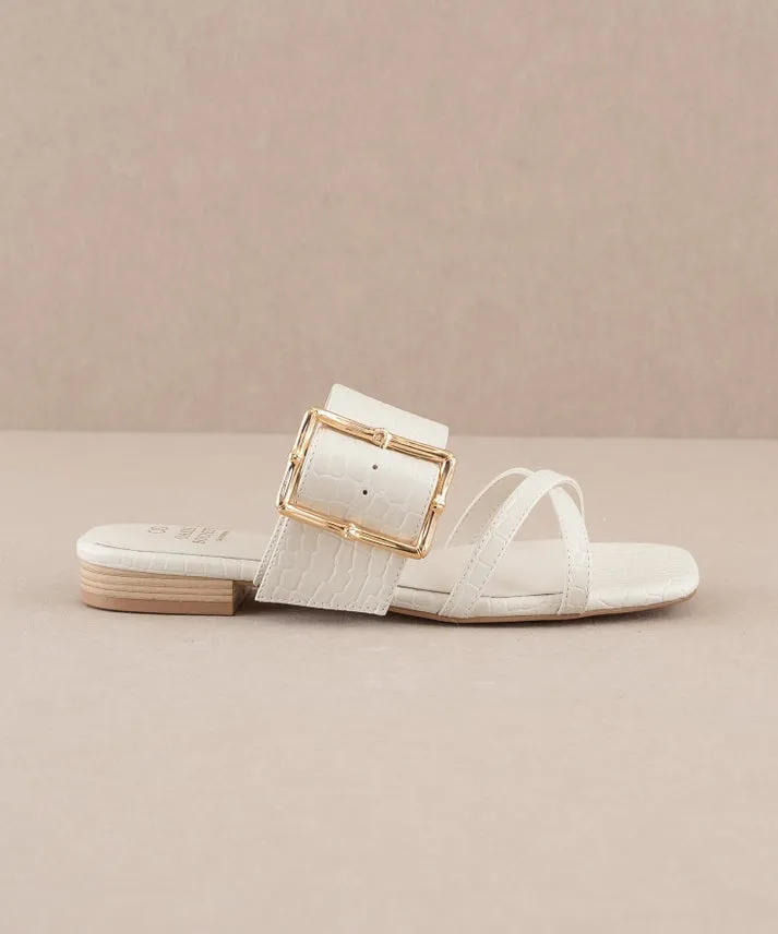 The Penny | Summer Sandals with Buckle Detail