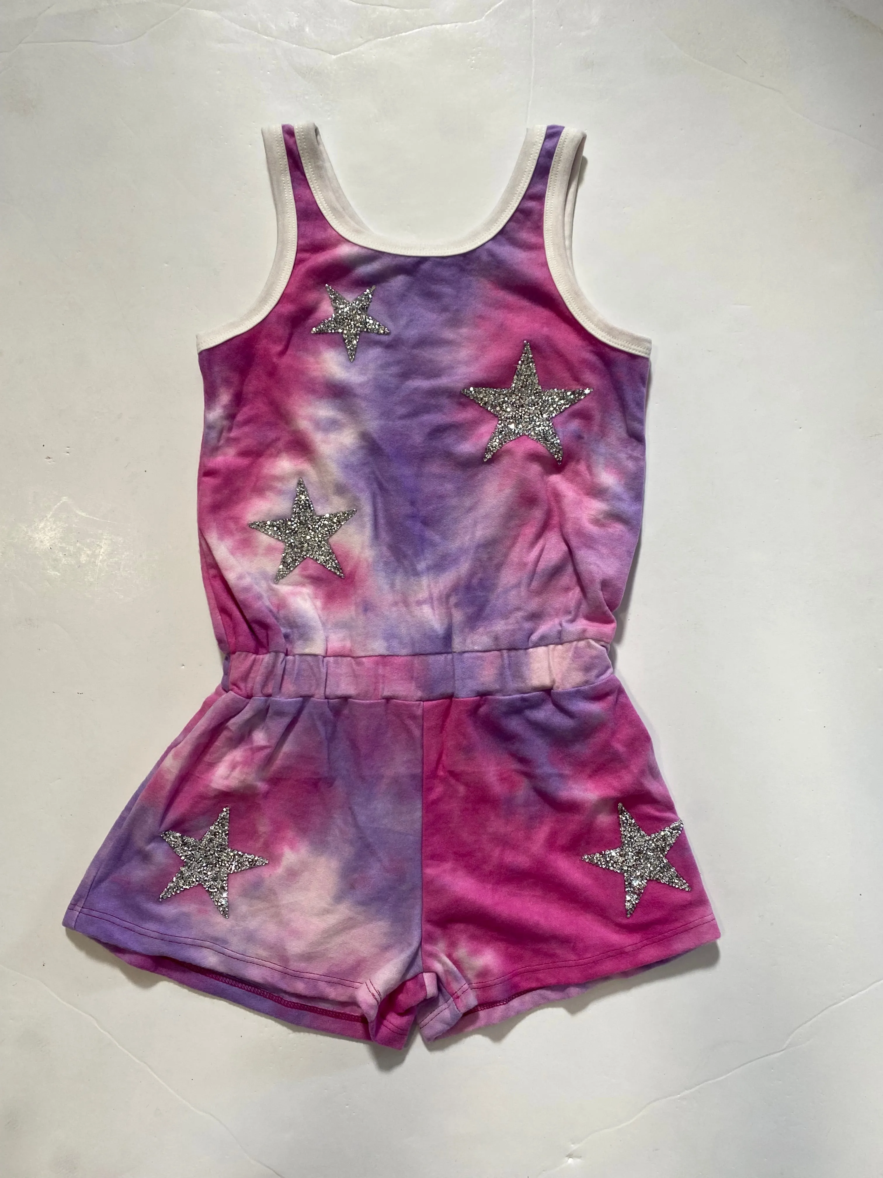 Tie Dye Purple Romper
