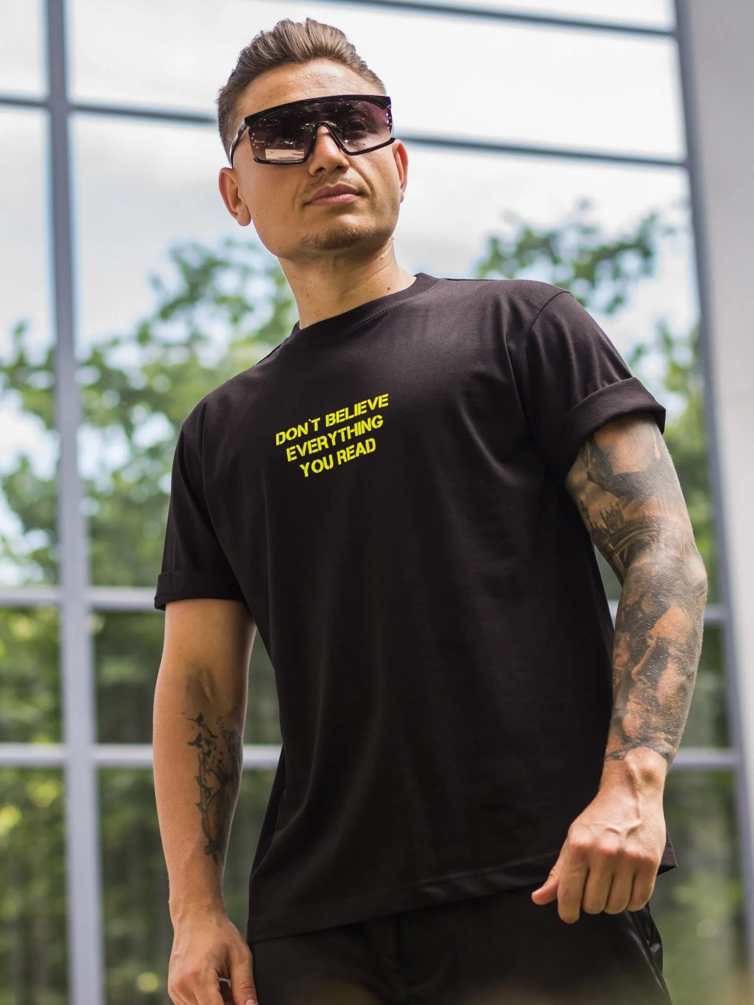 Tricou SCHOOL Neon Green
