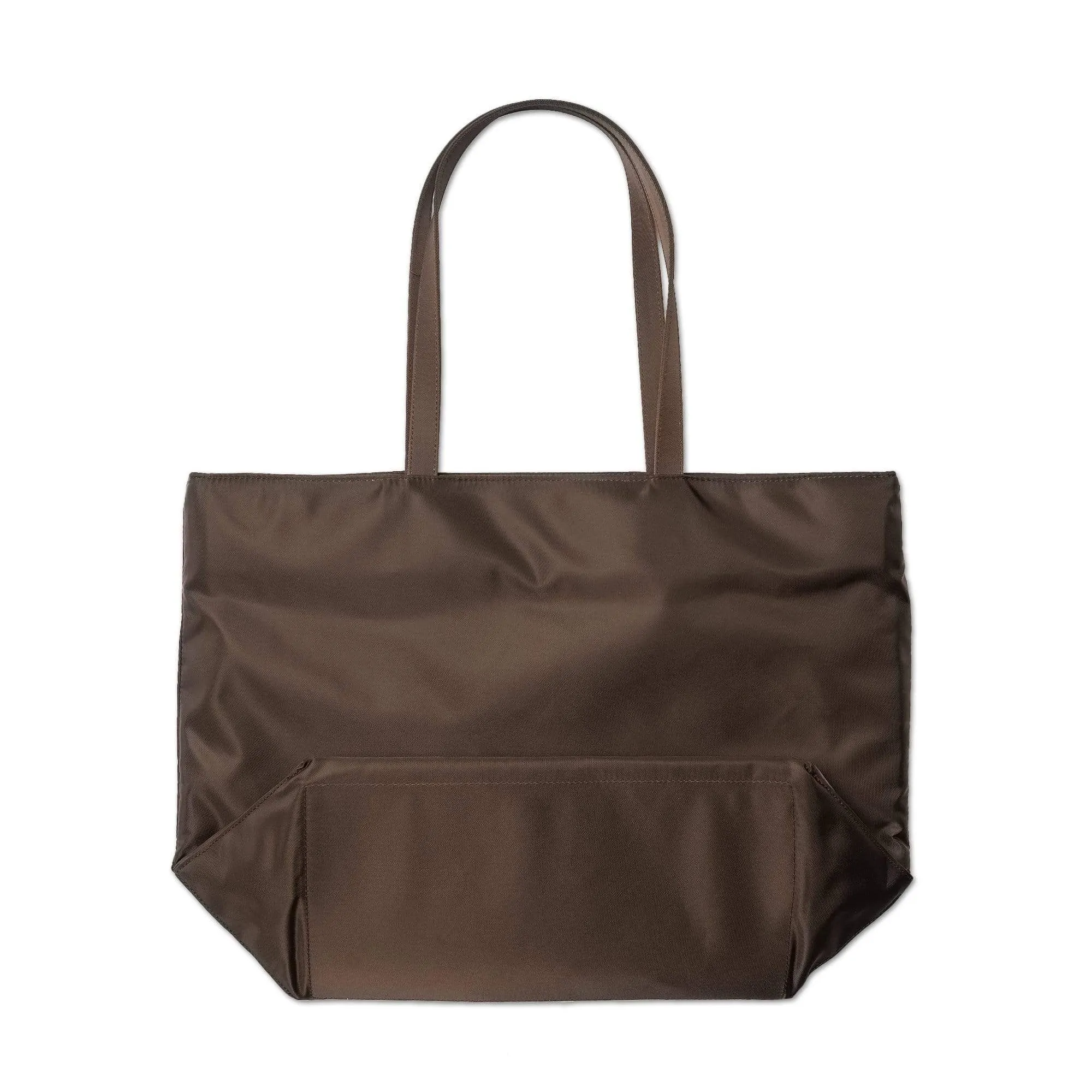 undercover future is the past tote bag (dark brown)