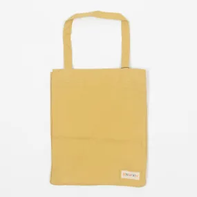 USKEES USKEES Small Organic Cotton Tote Bag in LIGHT YELLOW