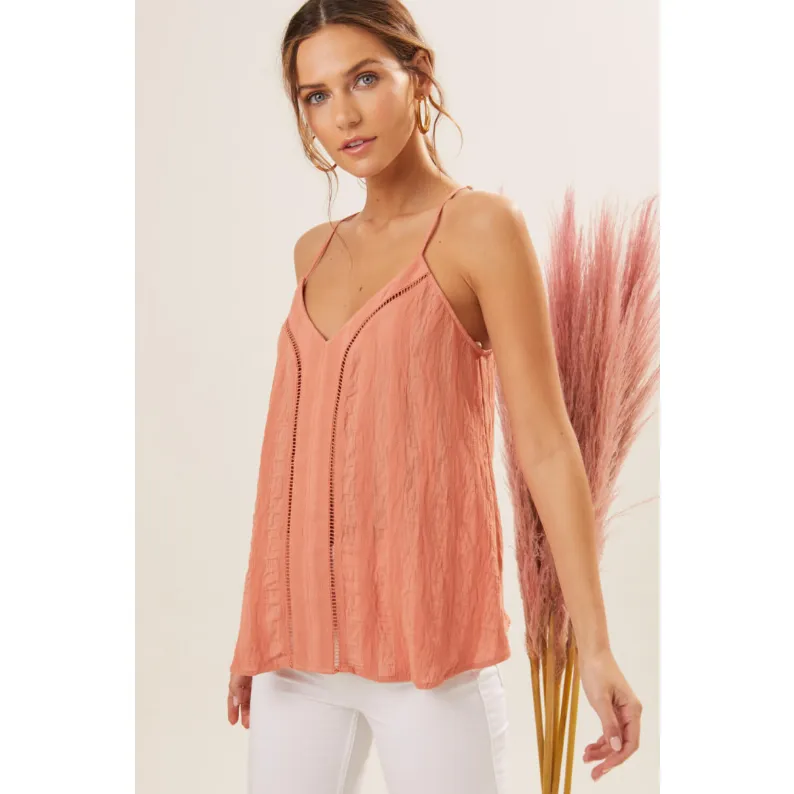 V Neckline Tank Top