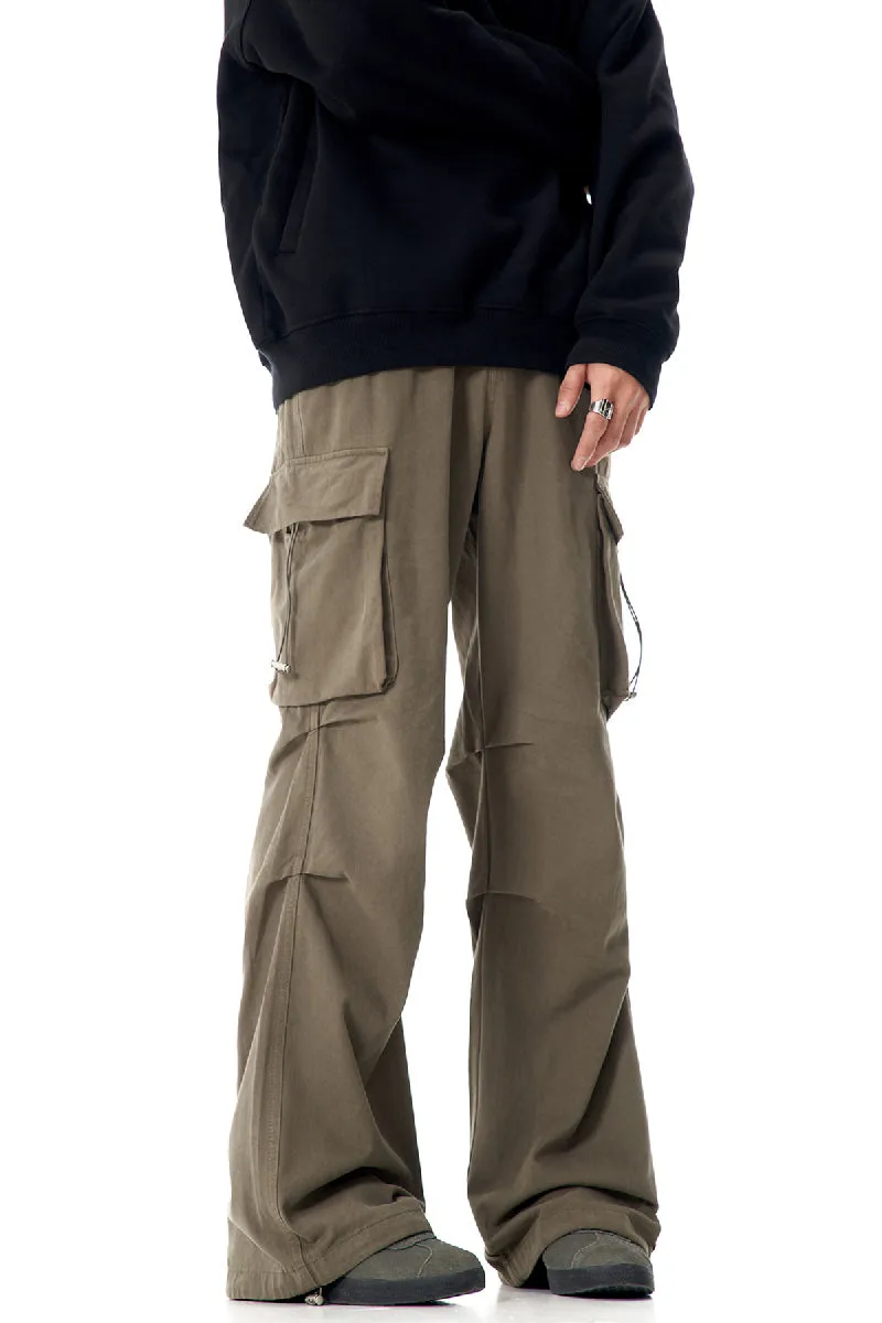 Vintage Wrinkled Cargo Pants