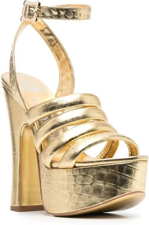 Vivienne Westwood Britney open-toe platform sandals Gold