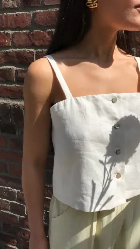 Waverly Tank - Ivory
