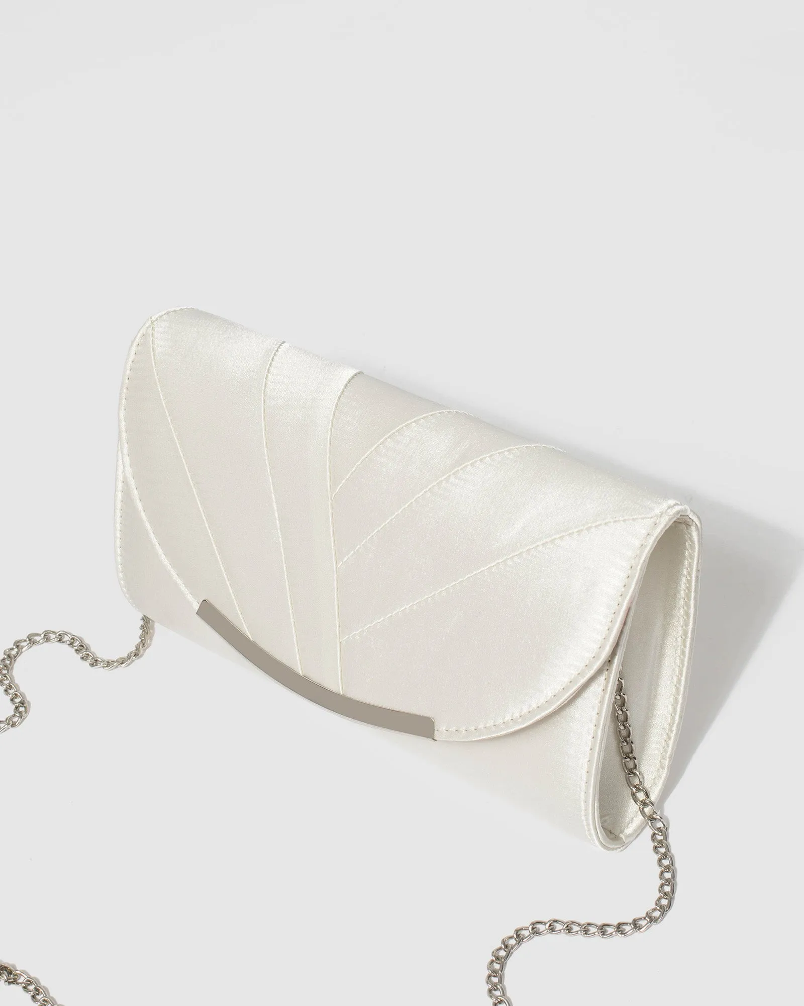 Wendy Ivory Clutch Bag