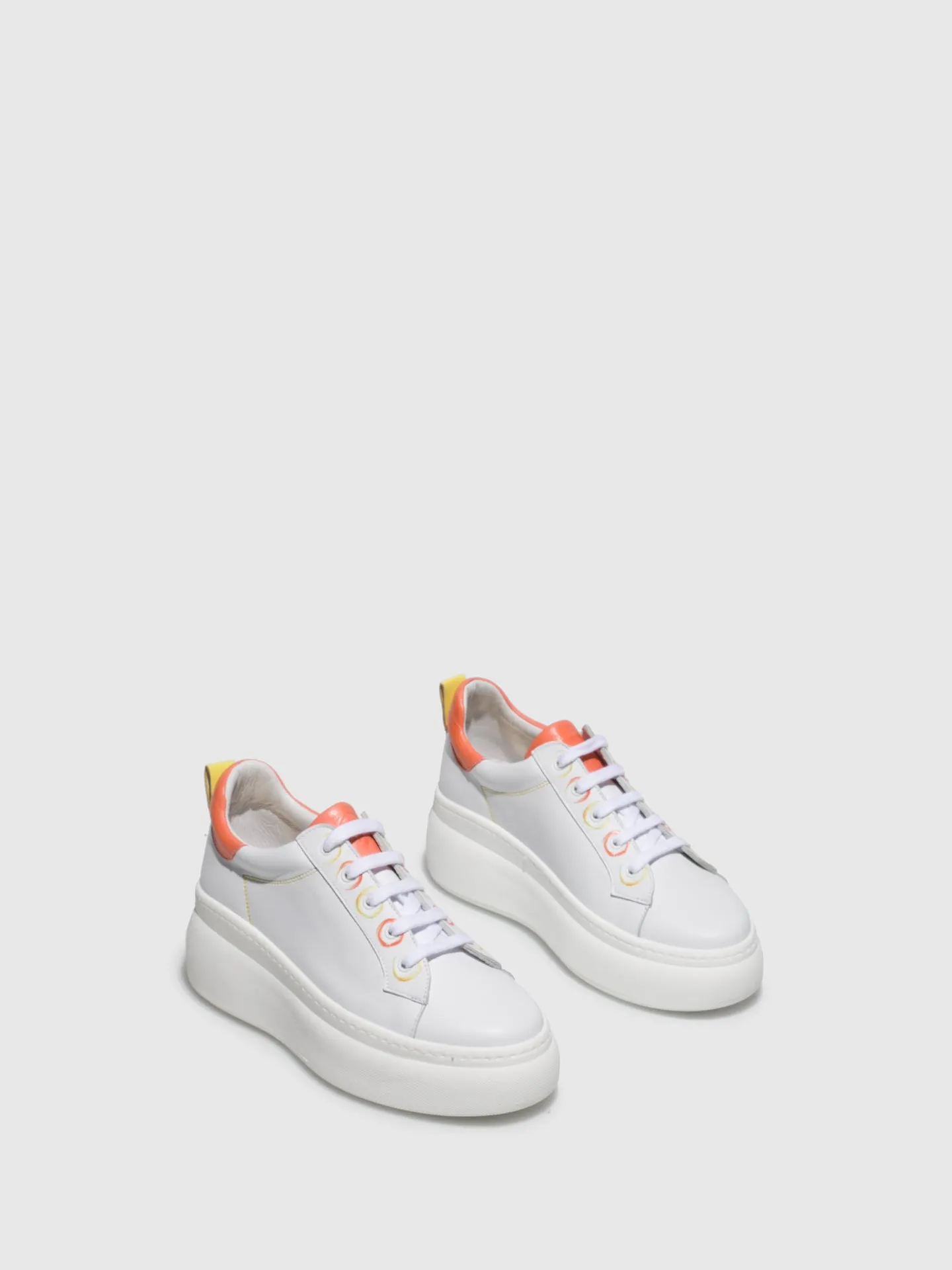 White Wedge Trainers