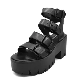 Windsor Smith W' Preslee Black Sandals