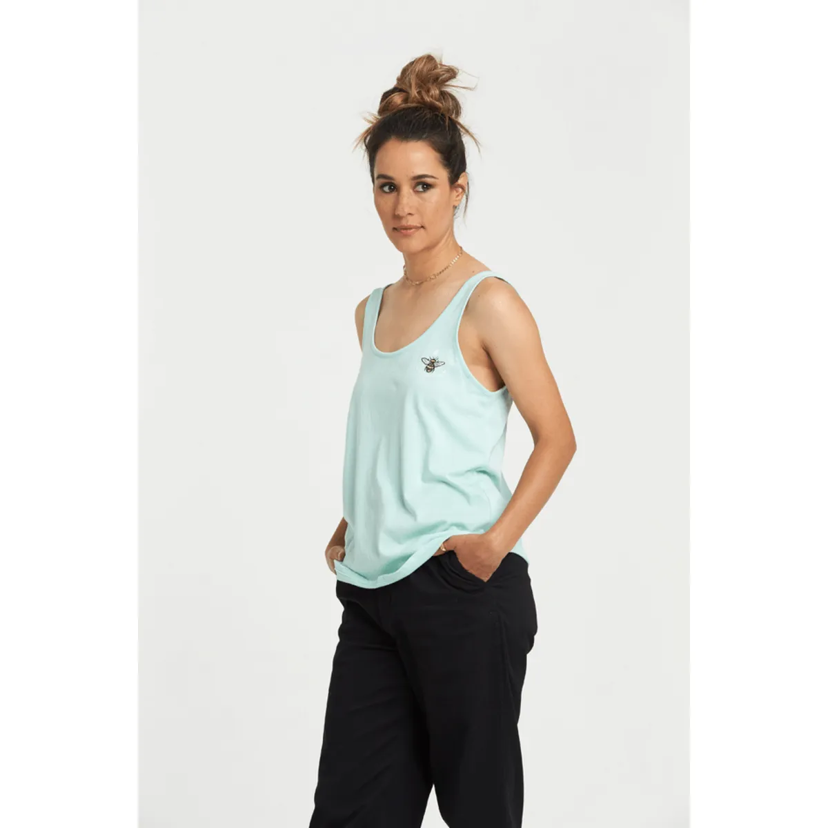 WOMENS BRANDED LOW TANK