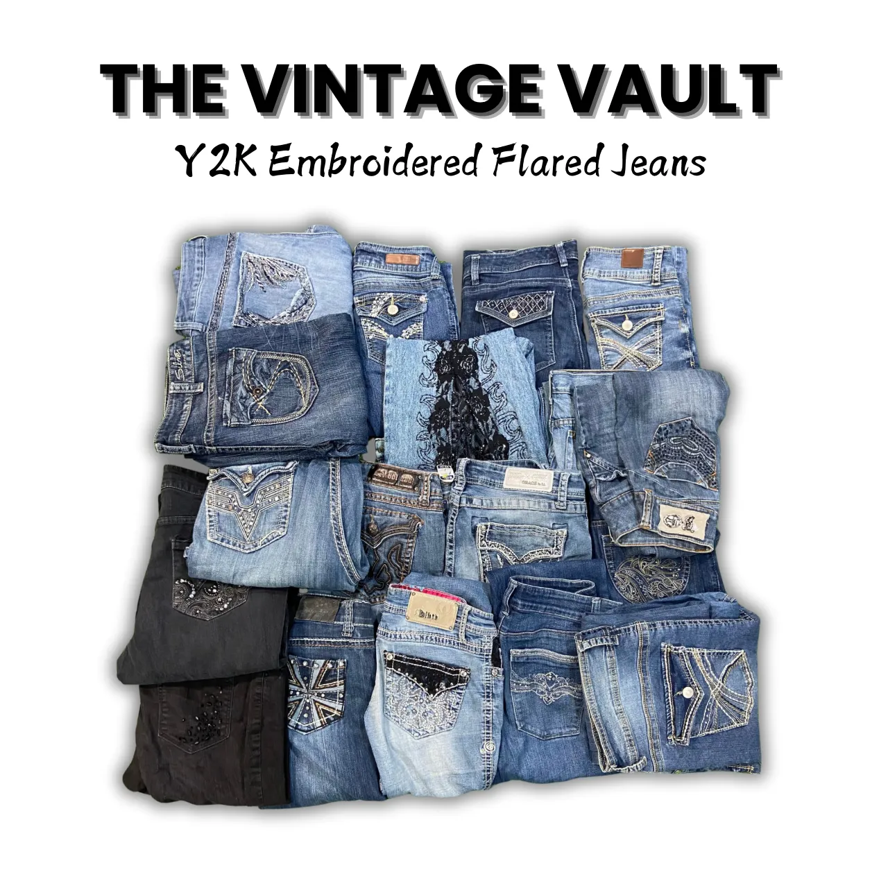 Y2K jeans 20 pcs