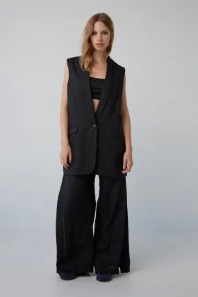 ZAMBESI   TUX VEST IN JET, S24